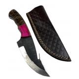 Handmade Steel Fixed Blade Knife w/ Sheath