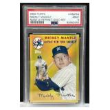 2008 Topps Mantle MMR54 Gold Refractor PSA 9