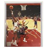 Otis Thorpe Signed Rockets 8x10 Photo "Good Luck"