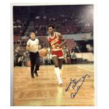 Calvin Murphy Signed Rockets 11x14 Photo HOF
