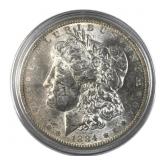 1884-O Morgan Silver Dollar, $1 US 90% Coin