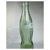 Vtg Green Glass 1992 Coca-Cola Hobbleskirt Bottle