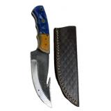 Handmade Steel Fixed Blade Knife w/ Sheath