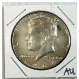 1964 Silver JFK Kennedy Half Dollar 50c 90% AU