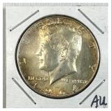 1964 Silver JFK Kennedy Half Dollar 50c 90% AU