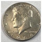 1964 Silver JFK Kennedy Half Dollar 50c Coin 90%
