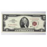 1963-A $2 Red Seal United States Note, Crisp