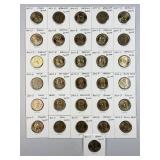 (31) 2007-2011 Presidential Dollar Coins