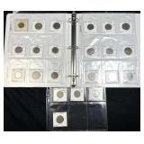 (22) 1944-2000 World Coins, Carded in Album