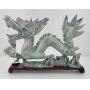 03 Antique X-Large Chinese Jade Dragon Sculpture