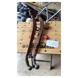 Antique horse collar yokes