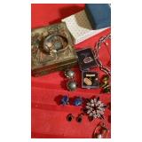 Assortment Costume & Vintage Jewelry, Empty