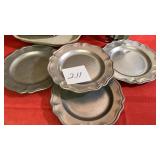 Four Cambridge Colonial by Oneida plates. York
