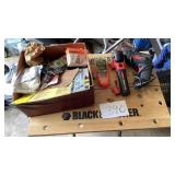 Caulk, light, working drill, sandpaper, pre cut