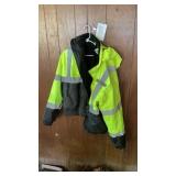 Hi viz xl coat