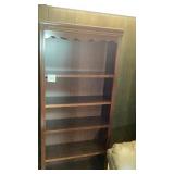 Five shelf bookcase, 32 x 12 x 72" tall nice
