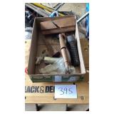 Antique hand planer, draw knife , wedge ,