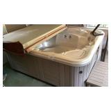 Hot Spring portable spa measures approx 78 x 90