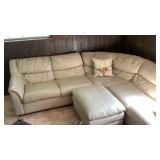 160 inches three-piece sectional sofa, good