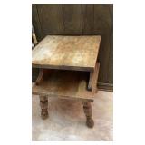 Vintage end table 20 x 20 x 24"