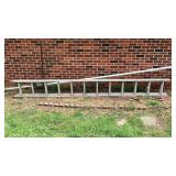24 ft aluminum extension ladder