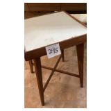 Vintage wooden 17, 17 x 21 1/2 inches tall