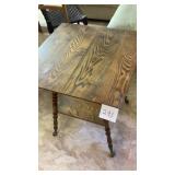 Vintage parlor table, 24 x 24 x 29" tall, claw