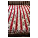 78" x 77" crochet quilt