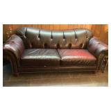 Broyhill Leather couch 94"x28"