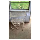 Metal decor cart