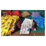 Several miscellaneous pieces of fabric,, $22