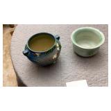 Roseville, snowberry, 1J  4 Blue Jardiniere Rose