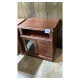 Bookcase or small entertainment center, two door,