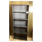 5 shelf bookcase, 30 x 12 x 72" tall