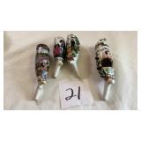 4 - German porcelain smoking pipes Rosso Japanese
