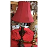 Four Table Lamps. Tallest is approximately 36in.