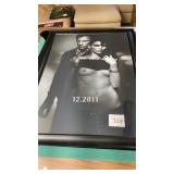 40" x 28" frame picture of Steve McQueen,: