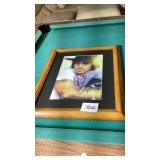 Image of Johnny Depp framed art print