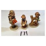 3 Vintage Hummel Figurines: Little Helper, Prayer