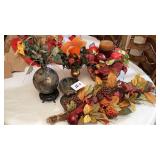 Lot Autumn floral decor