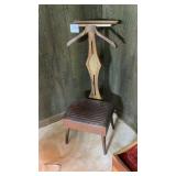 Mid century, modern walnut, and cane Gentlemens