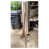 Axe and gardening tools