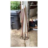 Gardening tools and handle
