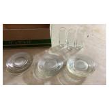 Glass plates, glasses