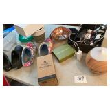 Aero garden grow lights, slide on shoes, vintage