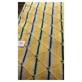 110" x 110" tech color crochet blanket