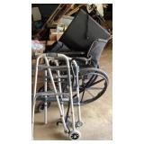 Drive Wheel chair, 2 walkers, walking cane.