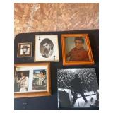 Framed Elvis Presley Memorabilia