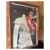 Elvis Presley 1975 Framed Poster