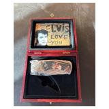 Elvis Presley Collector Knife in Case